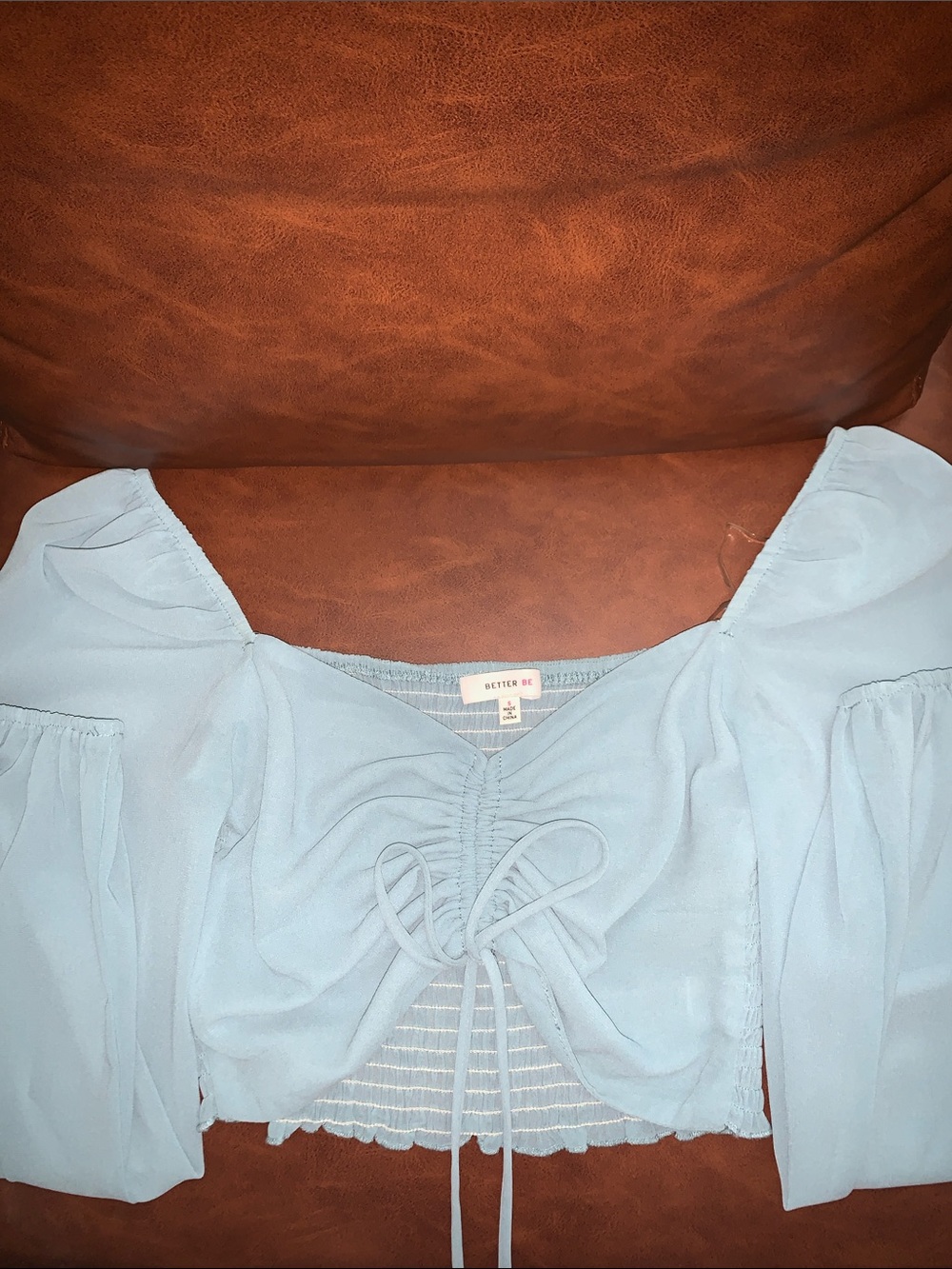 Elegant Blue Women's Top